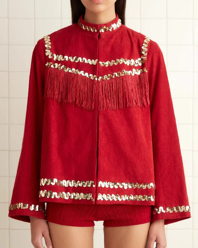 Women's Relaxed Clothes Bode - Bandstand Fringe Jacket