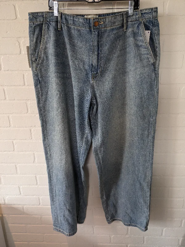 Blue Denim Jeans Straight Universal Thread, Size 18