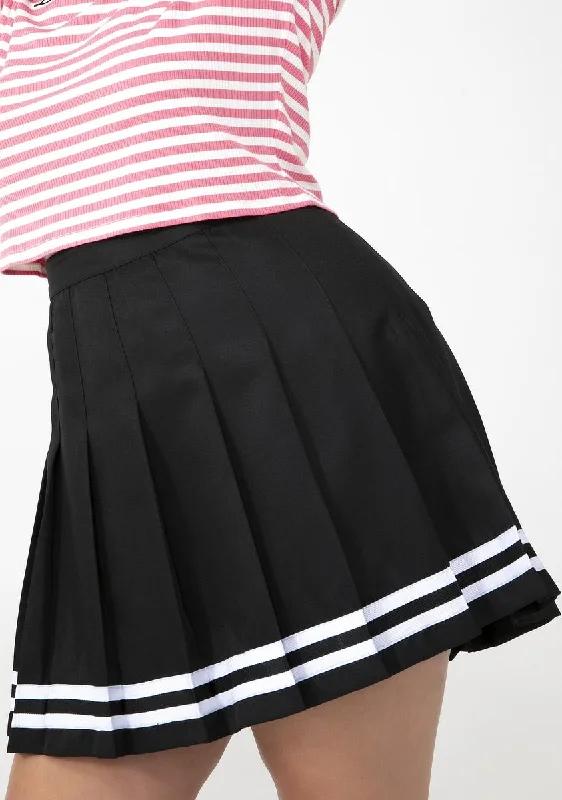 Classic Women's Apparel Plus Just A Kiss Pleated Skirt