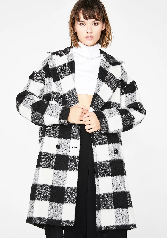 Women's Functional Outdoor Garments Checkin' DMs Checkered Coat