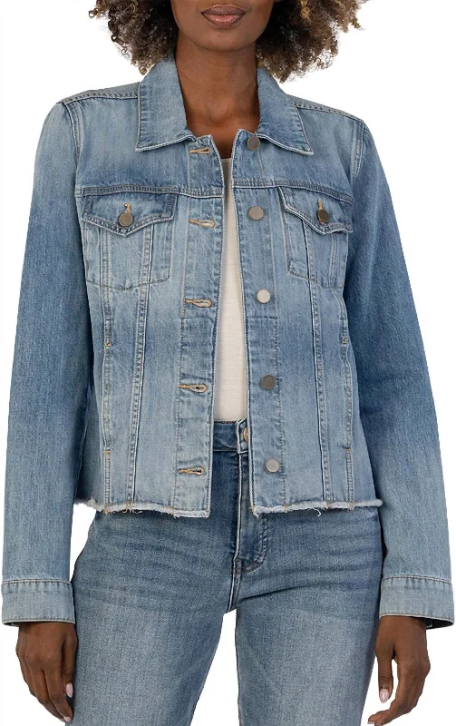 Women's Elegant Apparel Diagnosed Denim Julia Jacket