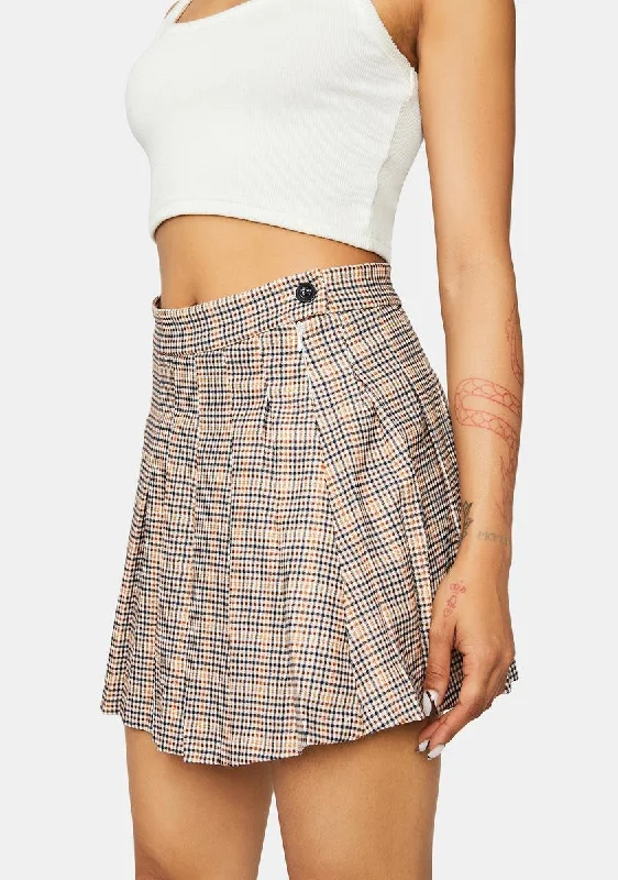 Classic Clothes For Women Getting Ideas Pleated Plaid Mini Skirt