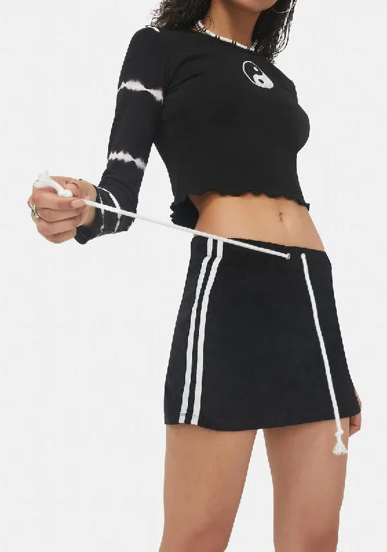 Women's Activewear Attire Start Some Drama Mini Skirt