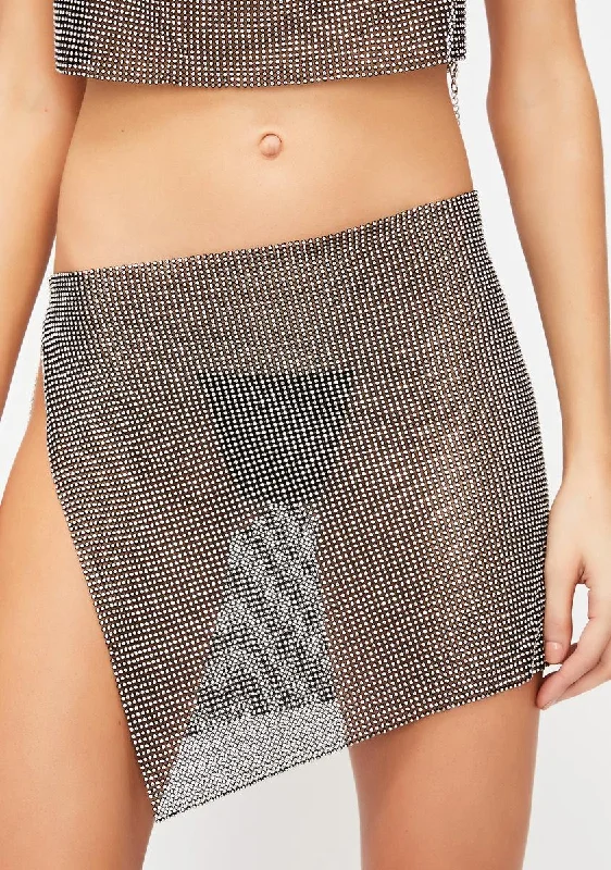 Women's Professional Outfit Diamond Dynasty Chainmail Skirt