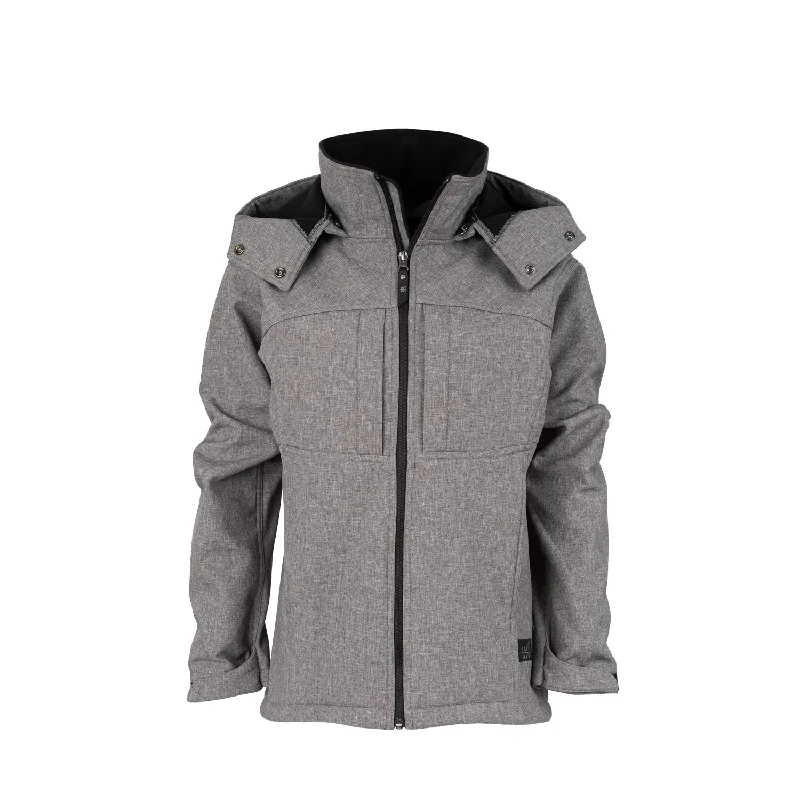 Luxury Women's Clothes STS Ranchwear Womens Weston Heather Gray Poly/Spandex Softshell Jacket