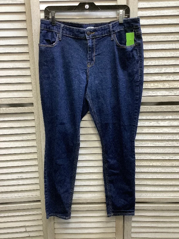 Blue Denim Jeans Skinny Old Navy, Size 14