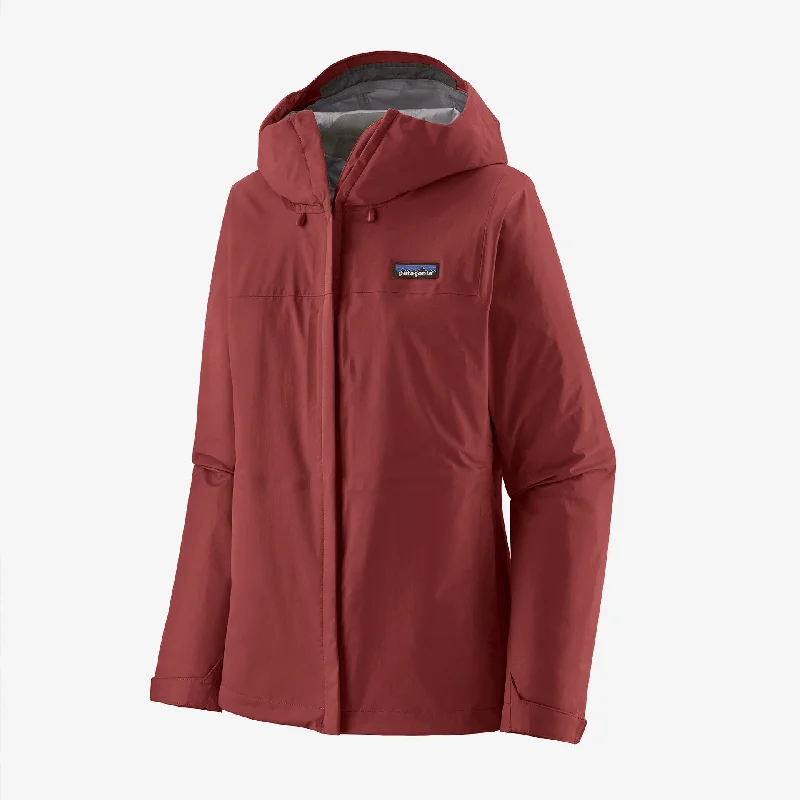 Women's Office Clothing Patagonia Women's Torrentshell 3L Jacket -  Oxide Red