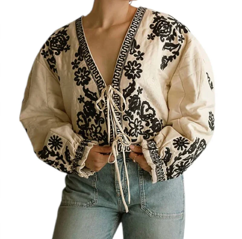 Women's Athleisure Apparel Bali Mabel Jacket In White