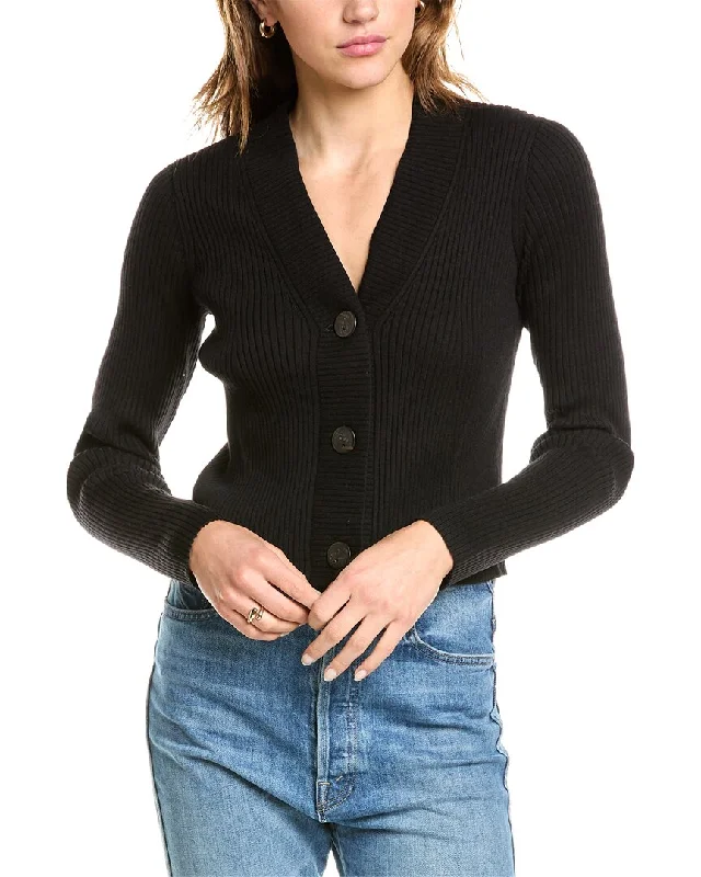 Women's Clothing Sets Vince Ribbed Wool Cardigan