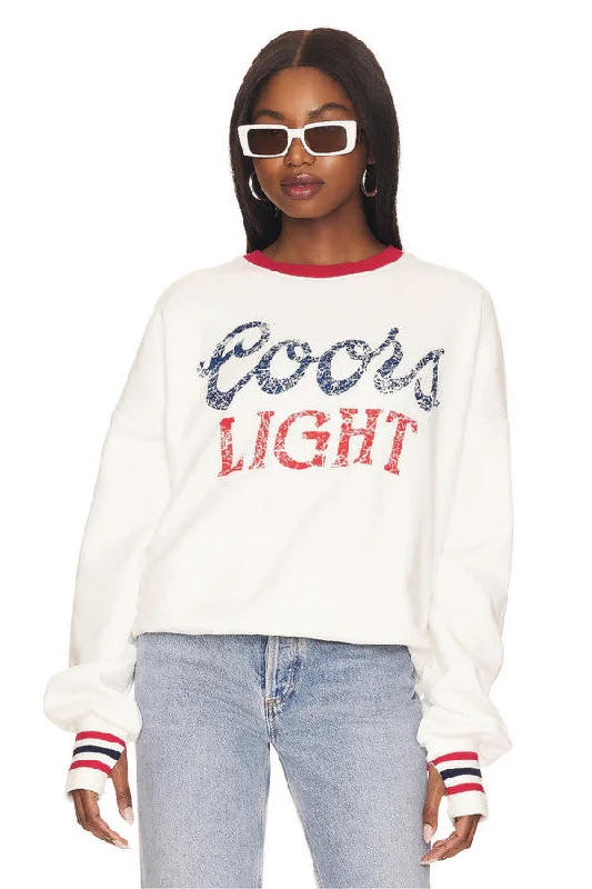 Women's Clothing The Laundry Room Coors Light 1980 Jump Jumper in White Red