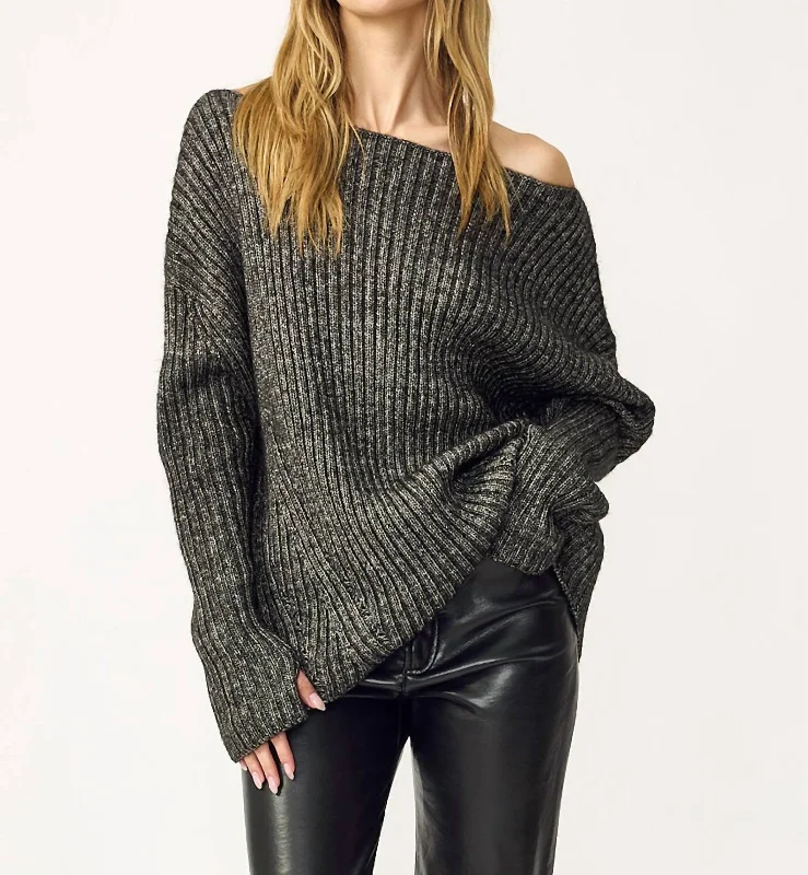 Affordable Women's Attire Hudson Pullover In Black Marl