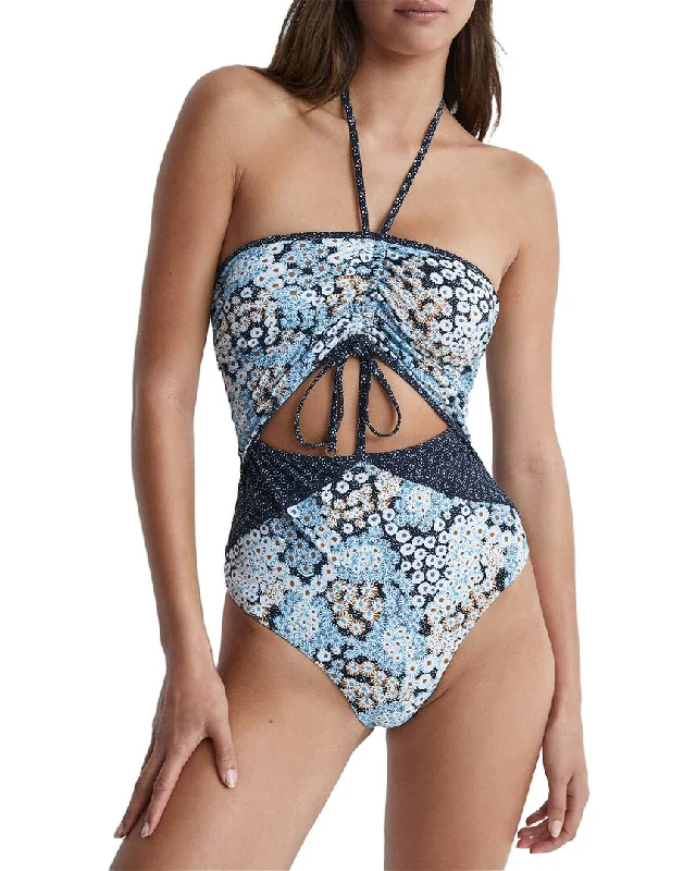 Modern Women's Attire Reiss Megan Printed Cut-Out Swimsuit