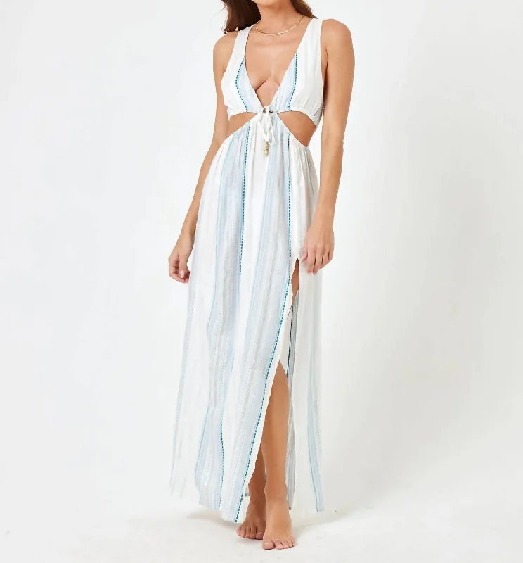 Women's Holiday Outfit Donna Cover-Up Dress In Island Dreams