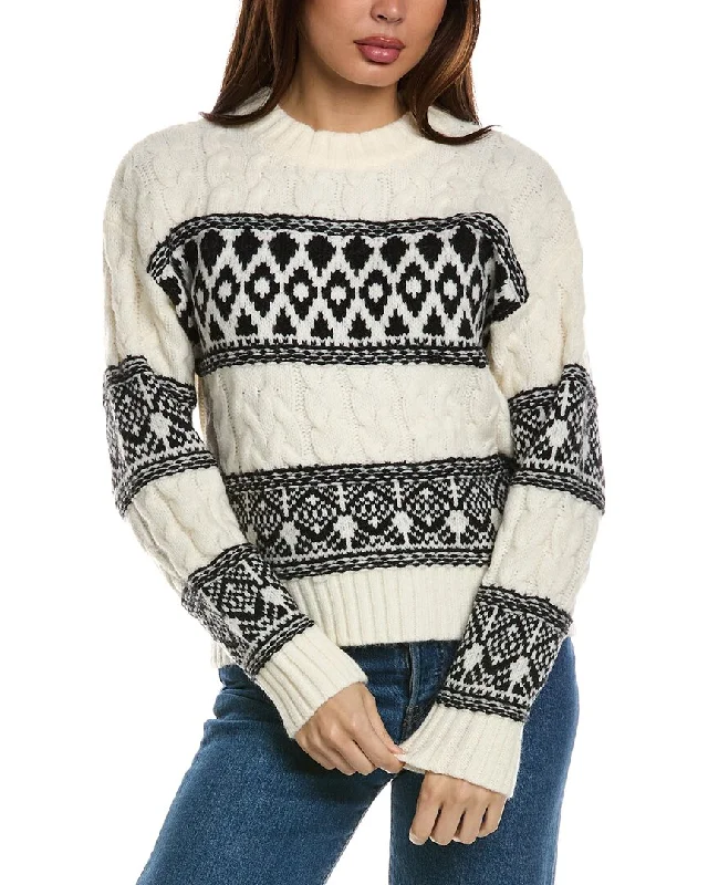 Women's Vacation Garments Lea & Viola Crewneck Sweater