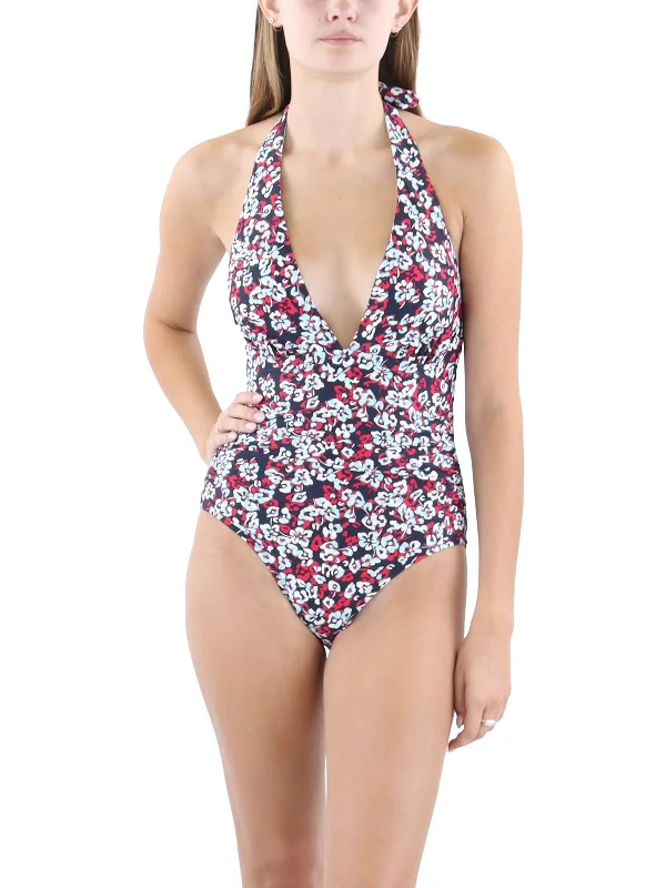 Women's Loungewear Clothes Womens Printed Tummy Control One-Piece Swimsuit