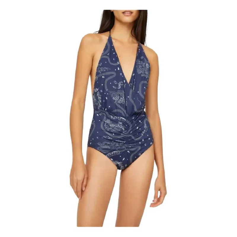 Women's Casual Attire Lucio Falcon Swimsuit In Marine