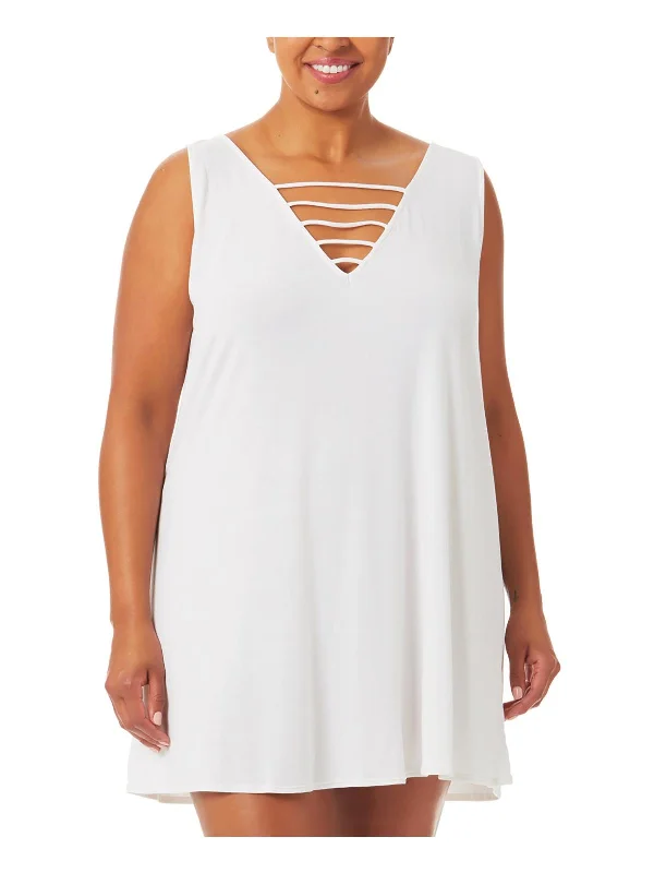 Chic Women's Attire Womens Strappy Dress Cover-Up