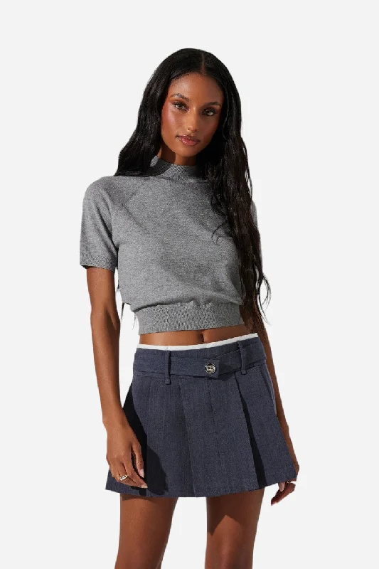 Women's Comfy Attire For Lounging ASTR the Label Larine Sweater in Grey