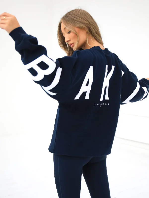 Women's Seasonal Clothing Isabel Oversized Sweater - Navy