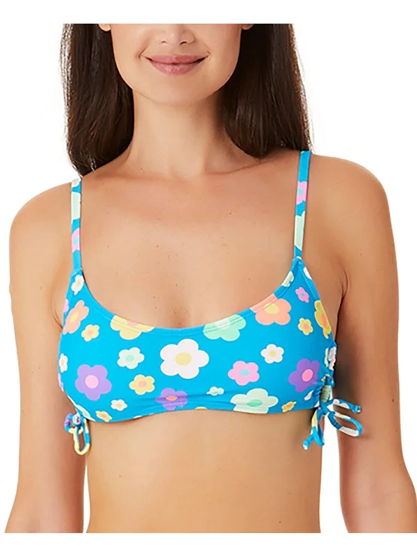 Women's Formal Event Attire Womens Floral Bikini Bikini Swim top