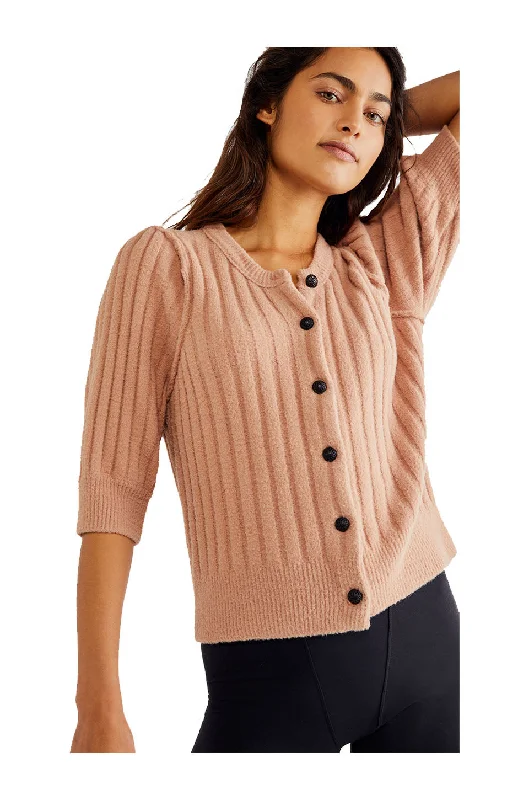 Women's Outdoor Attire Free People Sloane Cardi In Cafe Cream