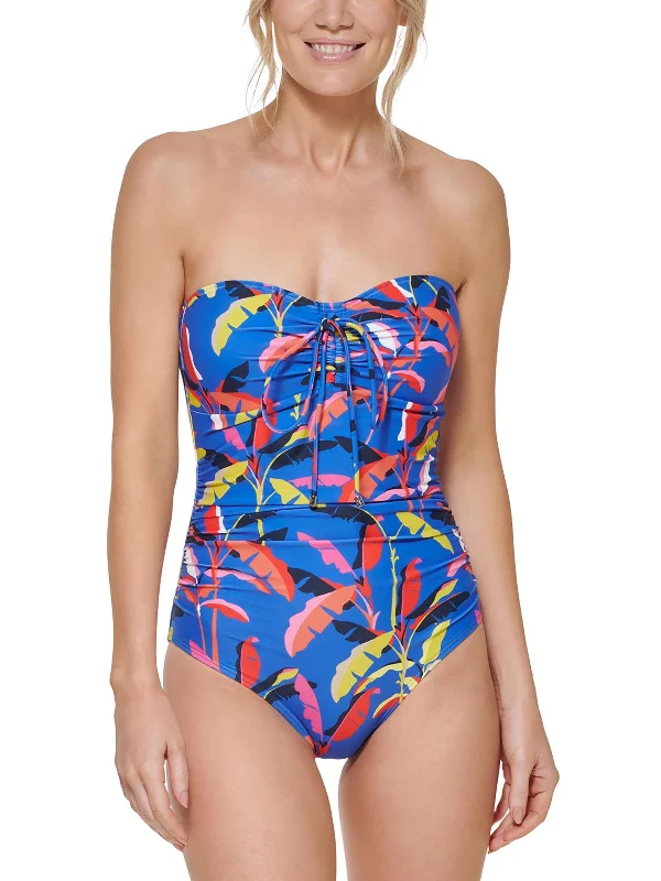 Women's Clothing Sets Womens Ruched Gathered One-Piece Swimsuit