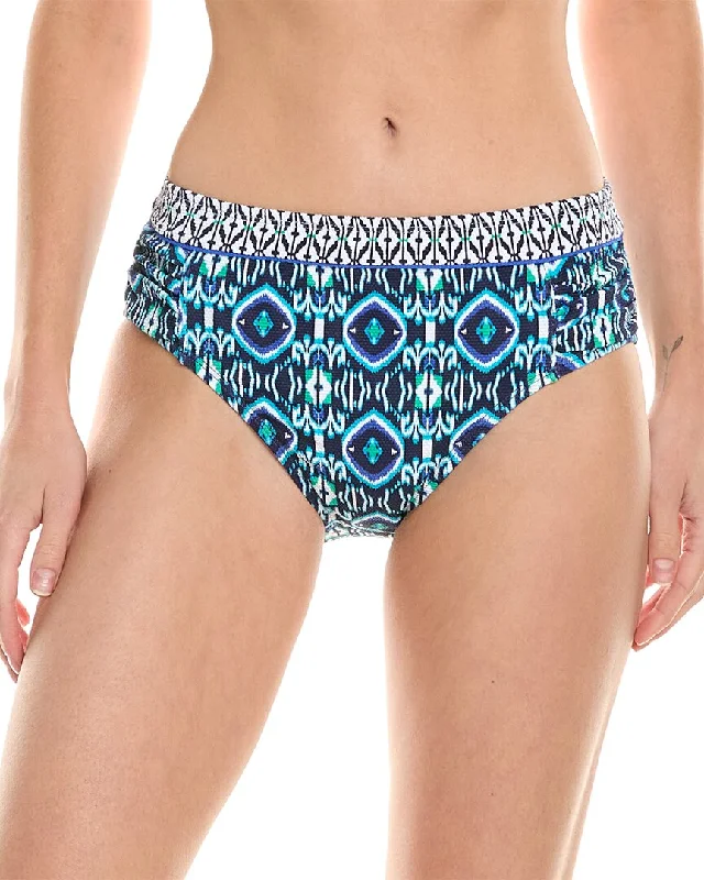 Women's Apparel And Garments Tommy Bahama Island Cays Ikat High-Waist Bikini Bottom