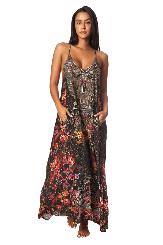 Stylish Women's Clothing Loren T-Back Maxi Dress