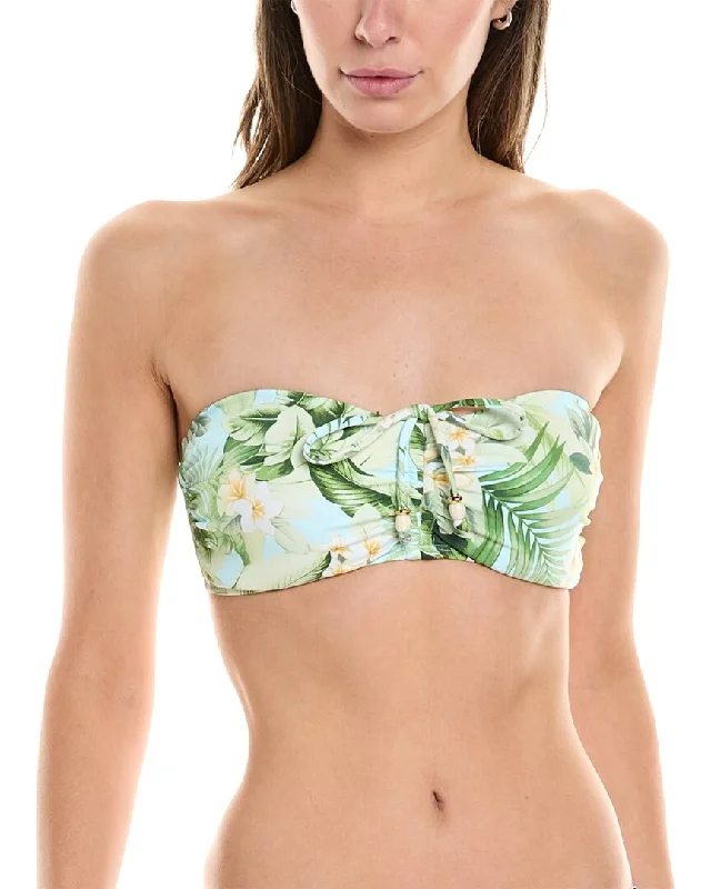 Women's Functional Outdoor Garments Tommy Bahama Paradise Fronds Bandeau Bikini Top