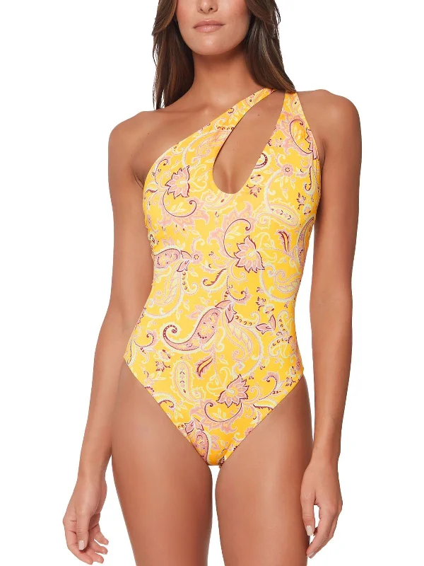 Women's Stylish Professional Garments Womens Printed Beachwear One-Piece Swimsuit