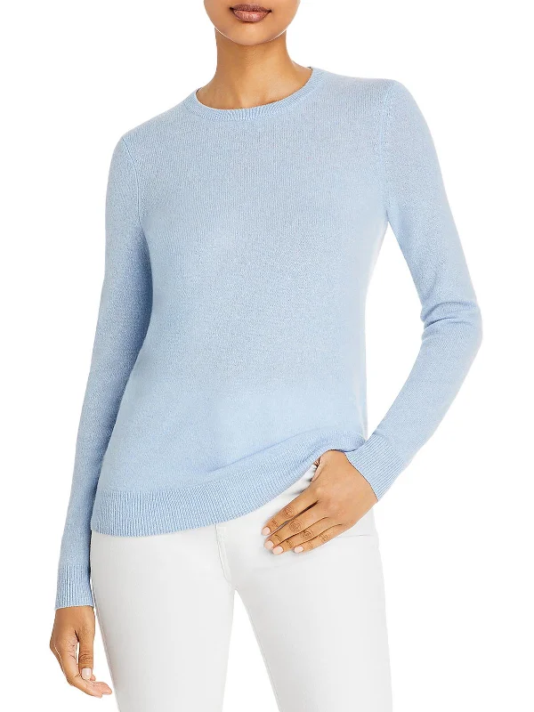 Plus-Size Women's Garments Womens Cashmere Crewneck Sweater