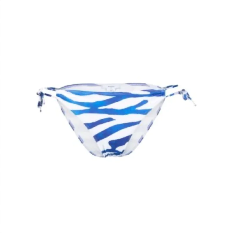 Women's Professional Attire Women's Wood Bikini Bottom In Bleu Mer