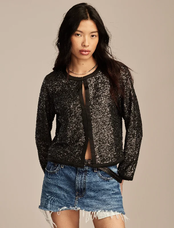 Everyday Fashion Deals – Chic Looks For Less Lucky Brand Women's Sequin Jacket