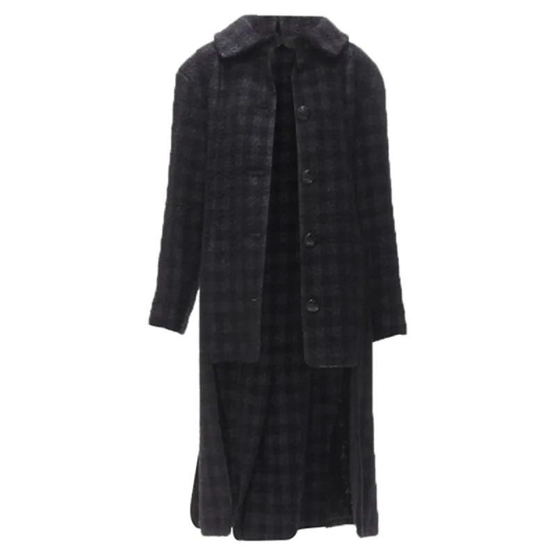 Huge Fashion Markdowns – Update Your Closet Now Chanel lurex check tweed Globe CC button high low coat