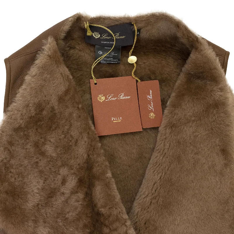 Women's High-Fashion Clothes FUR BROWN JACKET