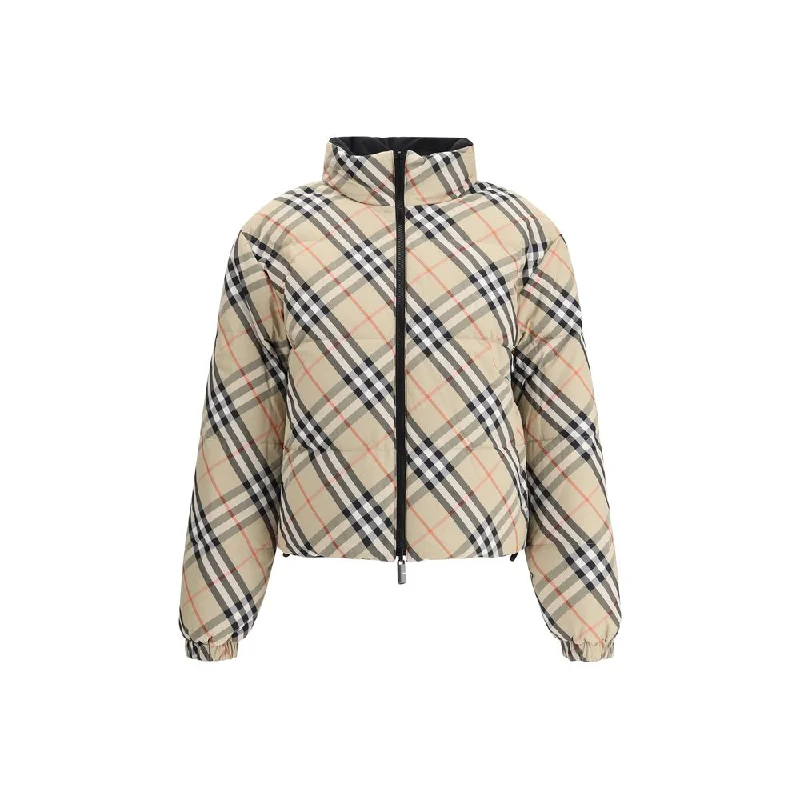 Women's Plus-Size Casual Outfit Burberry Reversible Down Women's Jacket