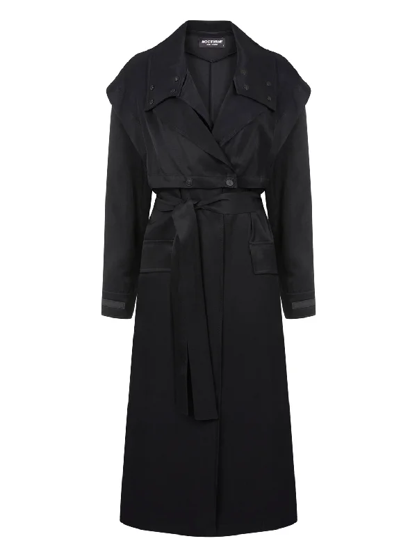 Women's Clothes For Work Double-Breasted Trench Coat