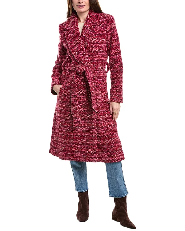 Vintage-Inspired Women's Apparel Hutch Kat Wool-Blend Coat