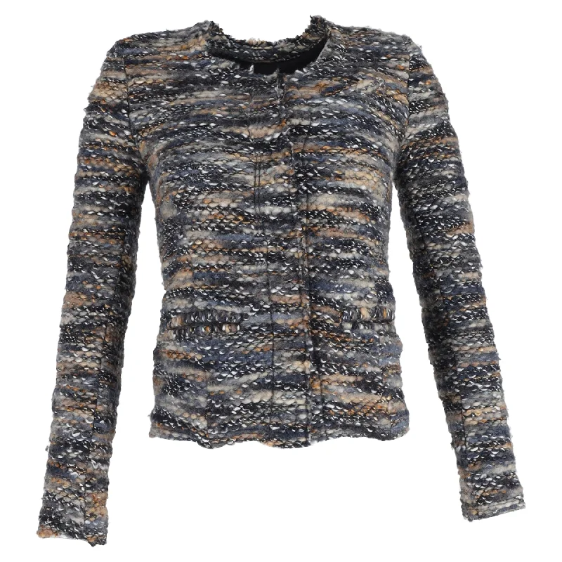 Women's Athletic Clothes Iro Molly Bouclé-Tweed Jacket in Multicolor Wool