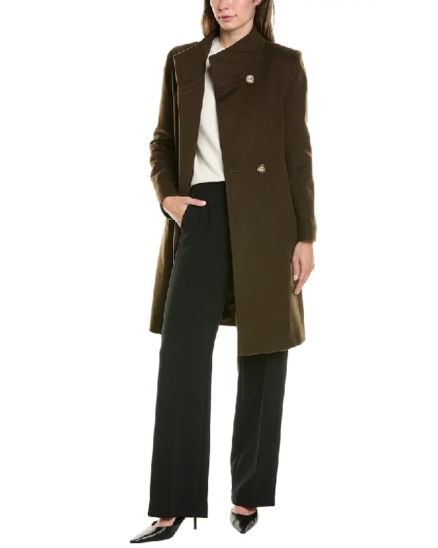 Stylish Women's Clothing FLEURETTE Medium Wool Coat