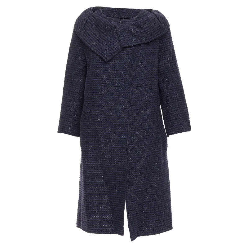 Exclusive Clothing Discounts – Upgrade Your Wardrobe For Less Roland Mouret Cotton Blend Tweed Collar Structural Coat