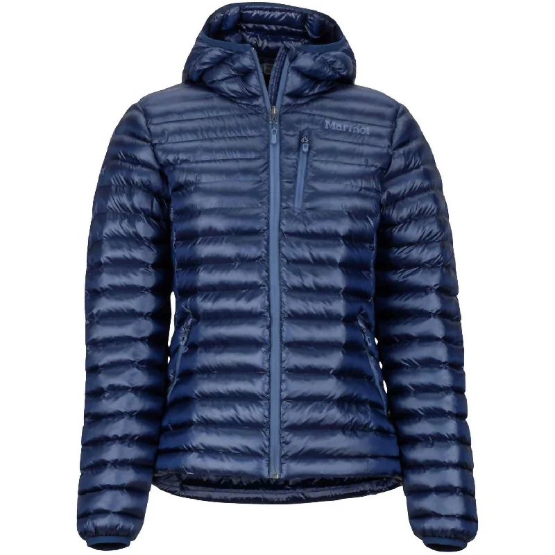 Women's Clothing For Holiday Travel Women's Avant Featherless Hoody Jacket In Arctic Navy