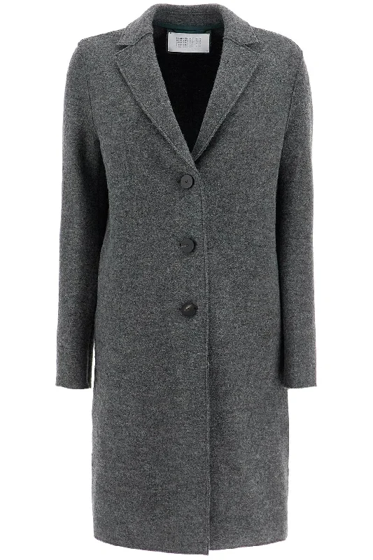 Women's Sporty Clothes Harris Wharf London Women's Single-Breasted Wool Coat In Boiled