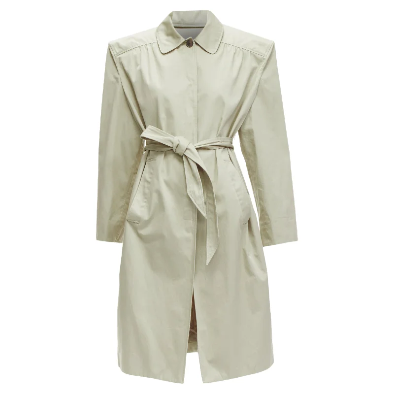 Affordable Trendy Clothes For Women Balenciaga Demna boxy oversized shoulder belted trench coat