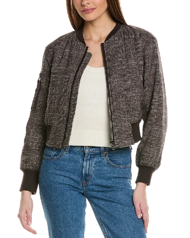 Huge Fashion Markdowns – Update Your Closet Now Kenneth Cole Cropped Bomber Jacket