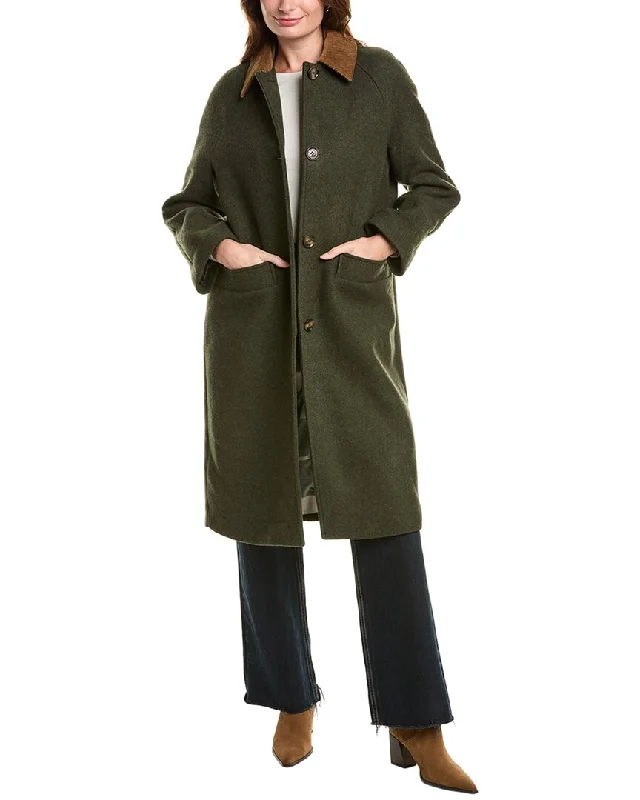 Clearance Event – Grab Stylish Outfits Before They're Gone Barbour Loretta Wool-Blend Coat