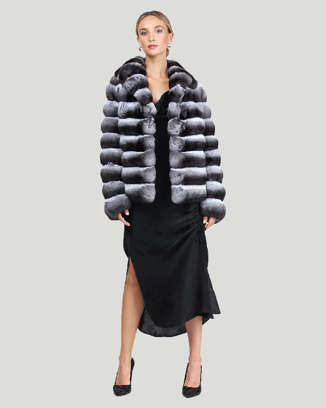 Stylish Fashion At Unbeatable Prices – Shop Horizontal Chinchilla Jacket