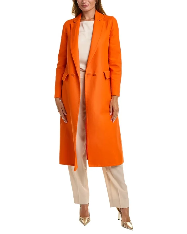 Flash Sale On Trendy Outfits – Don't Miss Out Oscar de la Renta Twill Coat