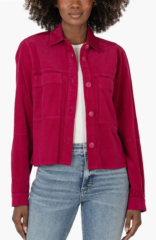 Women's Clothes For Work Events Women's Zinnia Casual Jacket In Fuschia