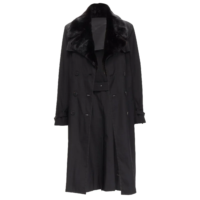 Best-Selling Fashion At Unbeatable Sale Prices Fendi fur collar silk trench coat